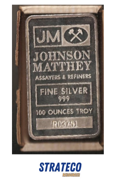 Johnson Matthey and Engelhard Silver Bars