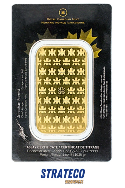 Royal Canadian Mint Gold Bars